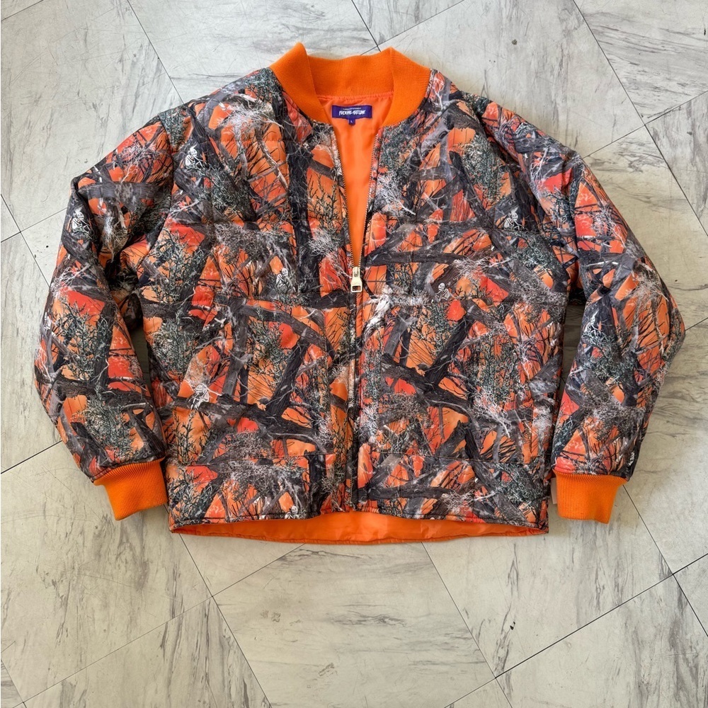 Fucking awesome quilted camo puffer